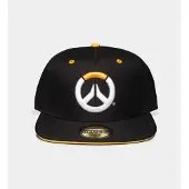Overwatch Hommes, Casquette, Casquette Snapback Logo, Noir, (Taille unique)