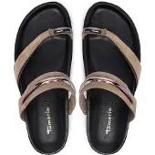 Tamaris Tongs taupe / argent