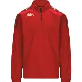 Kappa Gassolo Half Zip Sweatshirt Rouge 3XL Homme