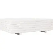 vidaXL Jardinière blanc 90x60x26,5 cm bois de pin massif