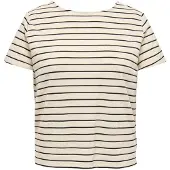 ONLY Carmakoma T-shirt 'CARJana' noir / blanc
