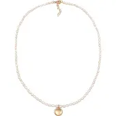 Elli PREMIUM Chaîne or / blanc perle