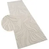 Tapis.fr Tapis moderne Aurora crème 80x250 cm