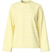 Pieces T-shirt 'PCSADIE' jaune / blanc