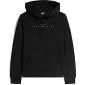 Tommy Hilfiger Sweat-shirt 'Logo Boxy' rouge / noir / blanc