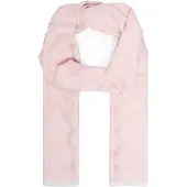 Coach Écharpe 'Signature C-Stola' rose clair / blanc cassé
