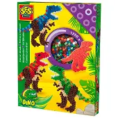 SES Creative Dinosaures en perles thermocollantes