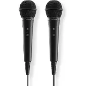 Hama Karaoke Microphone 2 Units Argenté
