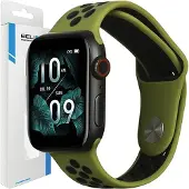 Beline Apple Watch Sport Silicone Strap 38/40/41Mm Green/Black Green/Black