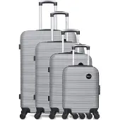BlueStar - Set de 4 Valises LONDON-M 75 cm 4 Roues