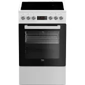 Beko Cuisinière vitrocéramique 60l 4 feux blanc - - FSE57302GWC -