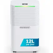 Monzana Déshumidificateur d’air 15-20m² 12L/jour avec écran LED