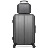 BlueStar - Lot de 2 - Valise weekend et vanity NAPOLI