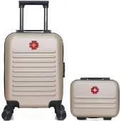 SWISS KOPPER - LOT DE 2 - Valises cabine XXS et vanity WIL