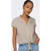 ONLY Chemisier 'ONLThyra' beige