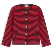 Tommy Hilfiger Cardigan bleu nuit / rouge
