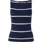 Vero Moda Haut 'VMDina' bleu marine / blanc