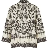 Masai Chemisier 'MaIsolde' noir / blanc cassé