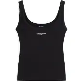 Tommy Hilfiger Haut 'Logo Embroidery Slim Tank' noir / blanc