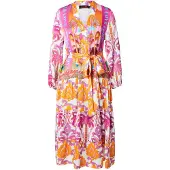 Miss Goodlife Robe 'Violet Sea' bleu ciel / orange / éosine / blanc