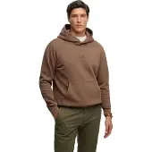 Superdry Homme Sweat à Capuche Micro Logo Coupe Décontractée Brown Taille: Xxl