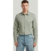 G-Star Uniform Slim Long Sleeve Shirt Vert XL Homme