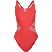 Adidas Maillot de bain sport rouge / blanc
