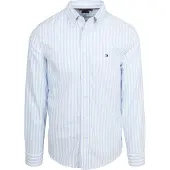 Tommy Hilfiger Chemise 'FLEX' bleu clair / blanc