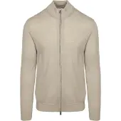 Profuomo Cardigan Laine Merino Beige