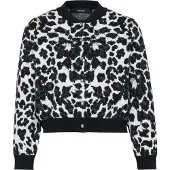 Vero moda Cardigan 'VMAPPLE' anthracite / noir / blanc