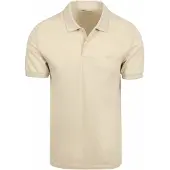 Gant Polo Piqué 2-Tone Écru Beige taille 3XL