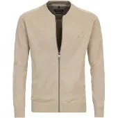Casamoda Cardigan Zippé Beige