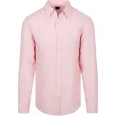 BOSS pour homme. 50567579 Chemise rose de Relegant 6 (XXL), Casuel, Lin, Manche longue