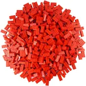LEGO Briques 2x4 Rouge - 3001 NOUVEAU ! Quantité 500x