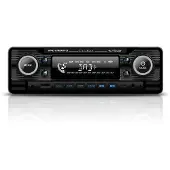 Caliber Autoradio avec DAB+ - USB - Technologie Bluetooth 4x 75Watt - Look rétro noir chromé (RMD120DAB-BT-B)