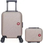 SWISS KOPPER - Lot de 2 - Valise cabine XXS et vanity SPIEZ