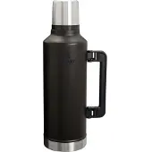 Stanley The Legendary Classic Bottle 2.0 2.5QT, Black 10-11349-0017 bouteille thermos avec bouchon verseur et gobelet, 2.3L