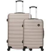 BlueStar - Lot de 2 Valise grand format et valise weekend LONDON -