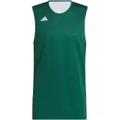 Adidas T-Shirt fonctionnel '3G Speed' vert foncé / blanc