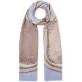 Liu Jo Foulard beige / bleu-gris / brocart