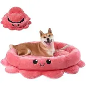 OEM Grand tapis pour chien, rose, lavable, 91 cm