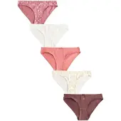 Next Slip marron / rose ancienne / bourgogne / blanc