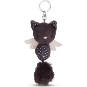 OEM Nici GREEN Porte-clés - Chaton protecteur noir et blanc à pois
