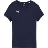Puma T-shirt fonctionnel 'Team Goal' bleu marine / blanc