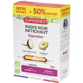 SuperDiet Radis Noir Artichaut Digestion Bio 450 ml Solution Orale