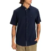 Quiksilver Time Box Short Sleeve Shirt Bleu XL Homme