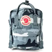 Fjall Raven Sac à dos 'Kånken Graphics' bleu / noir / blanc