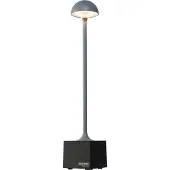 Sompex Lampe de table rechargeable FLORA grise
