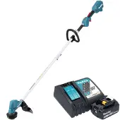Makita DUR 192 LRT1 Coupe-bordures à batterie 18 V 300 mm Brushless + 1x batterie 5,0 Ah + chargeur