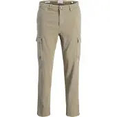 Jack & Jones Pantalon JPSTACE ARTHUR DOBBY CARGO hommes - Beige - US 34 / 34